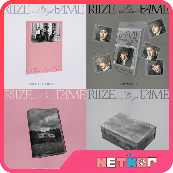 RIIZE Fame [Chamber Ver.] 2° Album Singolo K-pop - Include Mini CD, Photocard, Cartoline E Adesivi