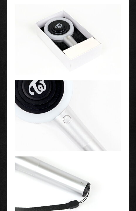楽天市場 トゥワイス 公式ペンライトver 2 Candy Bong Twice Official Fanlight Stick 送料無料 公式グッズ Netkor