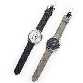 S'FACTORYエスファクトリー クロノグラフ腕時計 レザーベルト リザード（トカゲ革）メンズ 腕時計 レザー 革 クロノグラフ EPSON Dバックル 日本製
