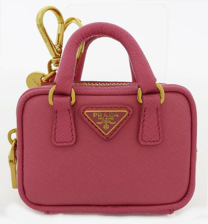 楽天市場】◇【中古】 美品 【PRADA プラダ】 バッグ型キーホルダー 