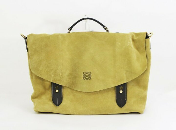 楽天市場】☆【中古】 美品 【LOEWE ロエベ】 スエード 2WAYショルダー 