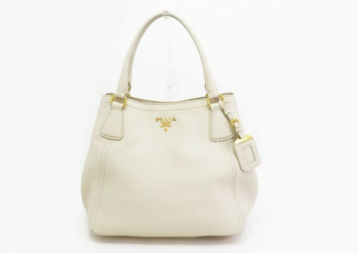 楽天市場】【中古】 【PRADA プラダ】 2WAYレザートートバッグ BN2534  
