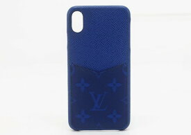 【中古】　美品　【LOUIS VUITTON　ルイ・ヴィトン】　iPhone バンパー　XS　MAX　M30273　アイフォンケース　モノグラム/コバルト