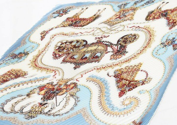 楽天市場】☆【中古】 美品 【HERMES エルメス】 プリーツスカーフ 