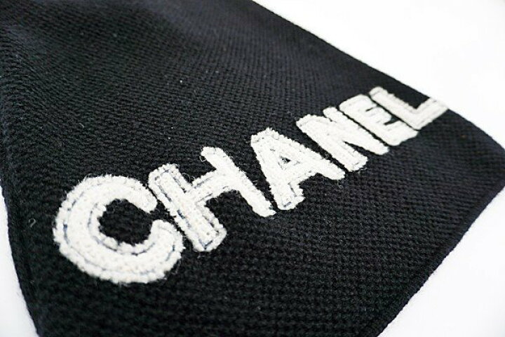 楽天市場】☆【中古】 美品 【CHANEL シャネル】 ロゴ カシミヤ 