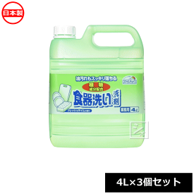 ミツエイ スマイルチョイス 食器洗い洗剤 （4L×3個セット） 日本製