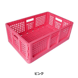 【法人配送限定】 安全興業 折り畳みコンテナ 10個セット 同色 横550×縦370×高さ200mm 日本製 折りたたみカラーコンテナ ~R~