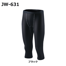 おたふく手袋 インナー JW-631 BT冷感 パワテコ 7分丈パンツ ブラック