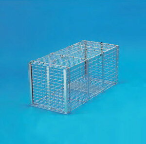 丸十金網 猫の保護器 踏板式 日本製 幅280×高さ280×奥行650mm ~R~