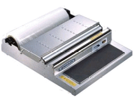 ピオニー 食品ラップ包装機 ポリパッカー PE-405UDX オープンタイプ ステンレス製 業務用ラップカッター ~R~