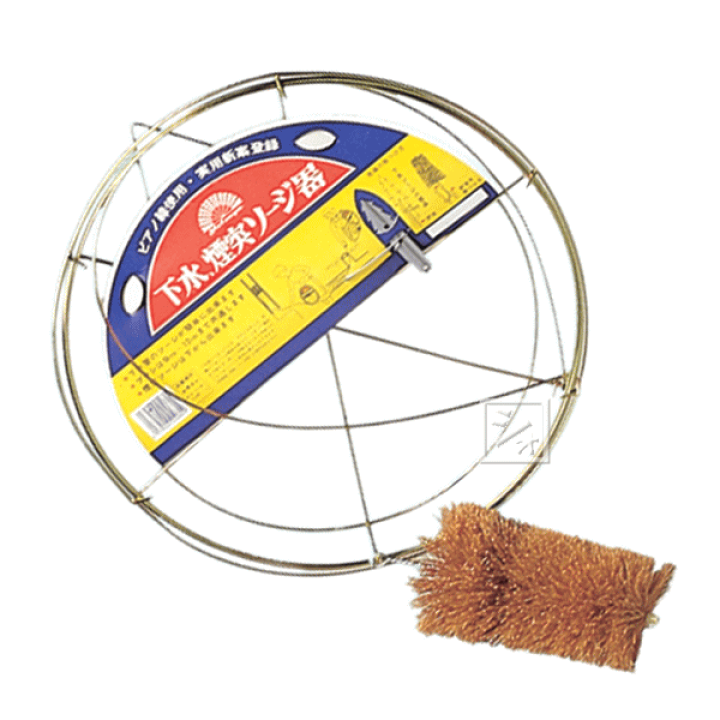 煙突掃除ブラシ６本セット　ワイヤーブラシ ネジ付ワイヤーブラシ φ100mm用 | ストーブ用品・メンテナンス,煙突