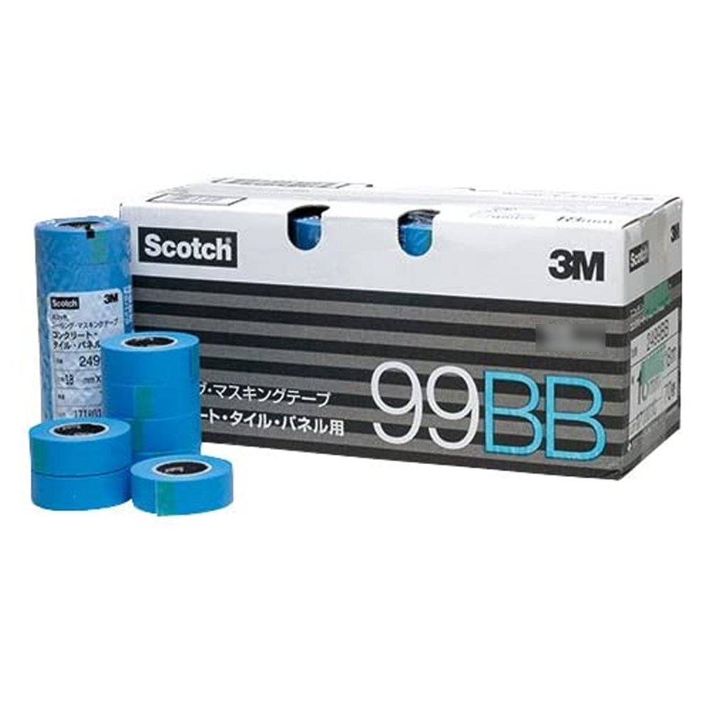 3M 99BB シーリングマスキングテープ コンクリート・タイル・パネル用 24ﾐﾘ[50個入] 【取寄】 マスキングテープ