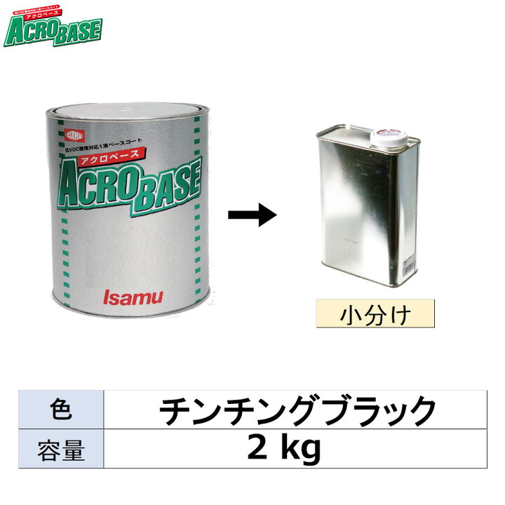 楽天市場】イサム塗料 小容量サイズ アクロベース チンチングブラック 