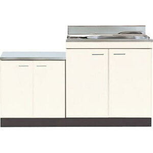 NISSAN-HELLO 公団 流し台 小型ゴミ収納器付き 公団型 キッチン 間口1400mm 奥行460mm 高さ800mm 立上90mm C46-140G キッチン リフォーム ニッサンハロー