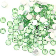 ラインストーン アクリル製 ライトグリーン 2mm〜6mm アクリルラインストーン ネイル デコ レジン ストー…