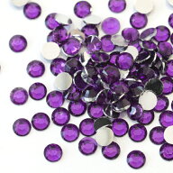 ラインストーン アクリル製 パープル 2mm〜6mm アクリルラインストーン ネイル デコ レジン ストーン パ…