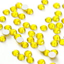 ラインストーン ガラス製 レモン SS3〜SS30 ガラスラインストーン ネイル デコ レジン ストーン パーツ ガラス ネイルパーツ セルフネイル ジェルネイル 衣装製作 黄色 ダイヤモンドアート