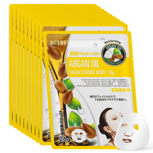 MITOMO 美友 シリーズ 美友ナチュラル516アルガンオイルフェイシャルエッセンスマスク-乾燥肌対策 アルガンオイル【MTSS00516-C-0】