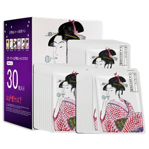 MITOMO �~�g�� �����G602 30�� Collagen + Edomurasaki �R���[�Q��+�G�h�����T�L �A���u�`��+�]�ˎ��G�b�Z���X�}�X�N �J�u�L �u���C�g�j���O �t�F�C�X�}�X�N �G�X�e�yJPSA00602-A-2x030�z