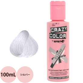 [ 定形外郵便 送料無料 ヘアカラー ] クレイジーカラー 027 シルバー / 100mL