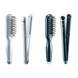 [ 公認店 正規品 ] USB ヘアアイロン グリスターブラシ＆グリスターアイロン セット 全2色 （ダイヤモンドパール・ブラックパール） カロス ミニ ヘアアイロン ブラシ Dr Beau Glister iron DB-GW503-D・DB-GW503-B 送料無料