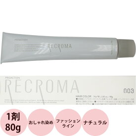 ナンバースリー プロアクション リクロマ ファッションライン 第1剤 ナチュラル 80g [ 染毛剤 医薬部外品 ヘアカラー アルカリ性カラー おしゃれ染め 美容師 プロ用 ] NumberThree no3