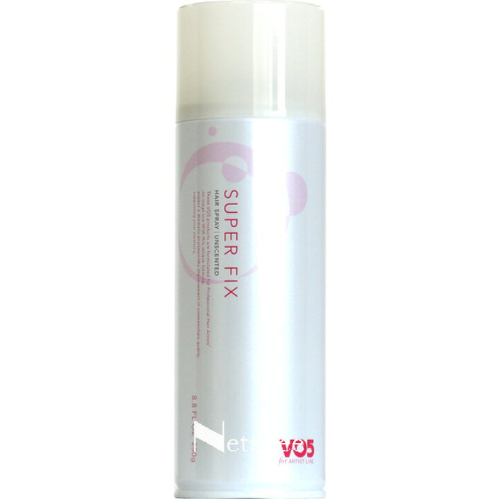 楽天市場 サンスター Vo5 ヘアスプレー スーパーフィックス 無香料 250g ハード スプレー ヘア スタイリング剤 Sunstar プロ用ヘア コスメshopネッツビー