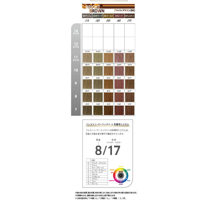 楽天市場 先着クーポン配布中 ウエラ コレストン パーフェクトプラス ブライトブラウン ピンク 80g プロ用ヘア コスメshopネッツビー