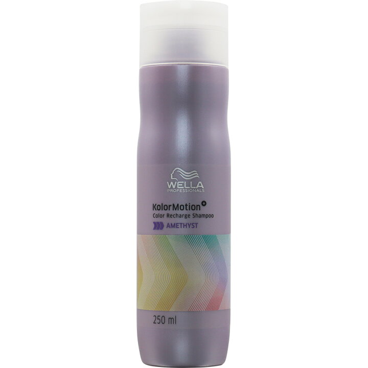 楽天市場 ウエラ カラーモーション カラーシャンプー アメジスト 250ml 紫シャンプー ムラシャン 紫 ムラサキ ヘアカラー 美容室専売 美容師 イルミナカラー 後に おすすめ プロ用ヘア コスメshopネッツビー