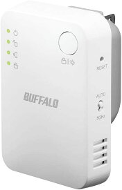 バッファロー WiFi 無線LAN 中継機 Wi-Fi 5 11ac 866 + 300 Mbps ハイパワー コンセント直挿し コンパクトモデル 簡易パッケージ 日本メーカー WEX-1166DHPS2/N