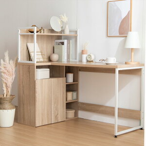 パソコンデスク 120cm コーナーデスク オフィスデスク 事務机 学習机 勉強机 おしゃれ L字型 ゲーミングデスク ワークデスク 北欧 収納 卓上棚 PCデスク