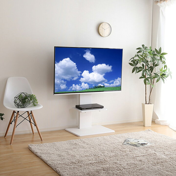 楽天市場】【4/15限定！P5倍】 テレビスタンド ロータイプ 壁寄せ 首 