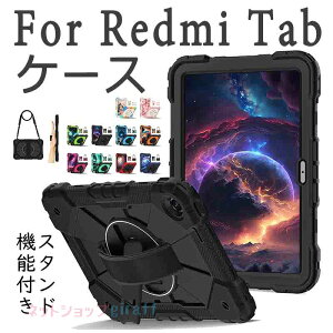 For Redmi Pad2 SE 9.7�C���` 2026 �J�o�[ 360�x��] PC �ϏՌ� �����O�t�� For Xiaomi Poco Pad X1 11.2�C���` �P�[�X �X�^���h���� �V�����_��x���g�t�� For Xiaomi Pad7 Pro 11.2�C���` �ی�P�[�X 180�x�X�^���h�@