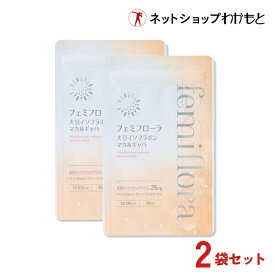 【お得な2袋セット】≪フェミフローラ『大豆イソフラボン マカ＆ギャバ』(60粒) × 2袋(2ヶ月分)≫ 更年世代・プレ更年世代のゆらぎにアプローチ！疲れや睡眠ケアとしてマカとギャバも配合＜送料無料＞【わかもと製薬公式ショップ】