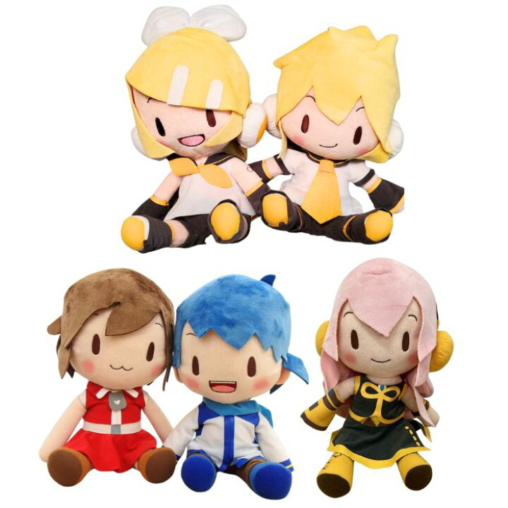 初音ミクシリーズ ふわぷち メガジャンボぬいぐるみ 鏡音リン 鏡音レン MEIKO KAITO 巡音ルカ再販 KAKO SHOP