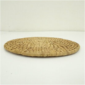 【中古】【茶道具】籐編瓶敷 煎茶 煎茶道具 茶道具 瓶敷き 鉄瓶 鉄器 おしゃれ 茶器 敷物 骨董 茶会 茶の湯 茶席 茶事 tuot