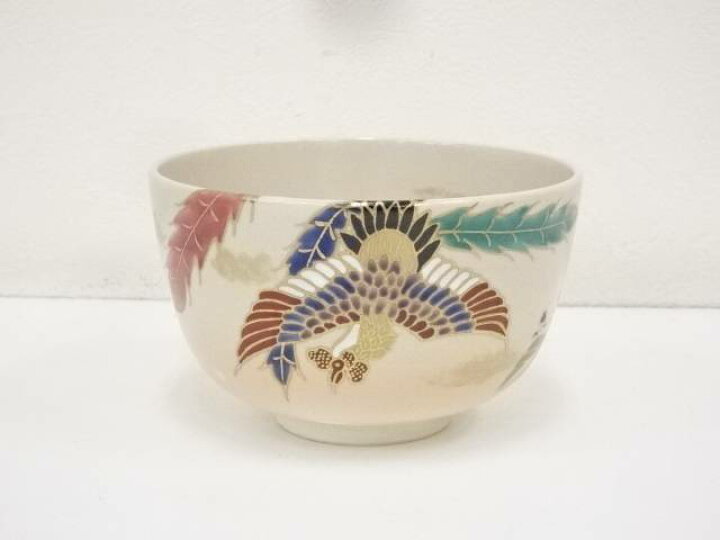 楽天市場】【中古】【茶道具】京焼 橋本喜泉造 色絵鳳凰茶碗（共箱 