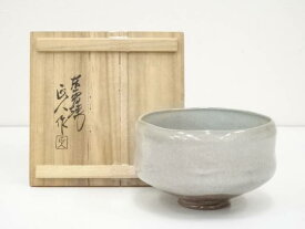 【中古】【GWセール55%オフ】【茶道具】赤膚焼　大塩正人造　茶碗（共箱）【送料無料】[中古 茶道 抹茶 茶道具 おしゃれ 抹茶茶碗 抹茶碗 和食器 レトロ 茶器 茶わん 骨董 茶会 茶の湯]