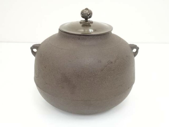 楽天市場】【中古】【ポイント5倍】【茶道具】釜師橋本辰敏造 山水地紋 