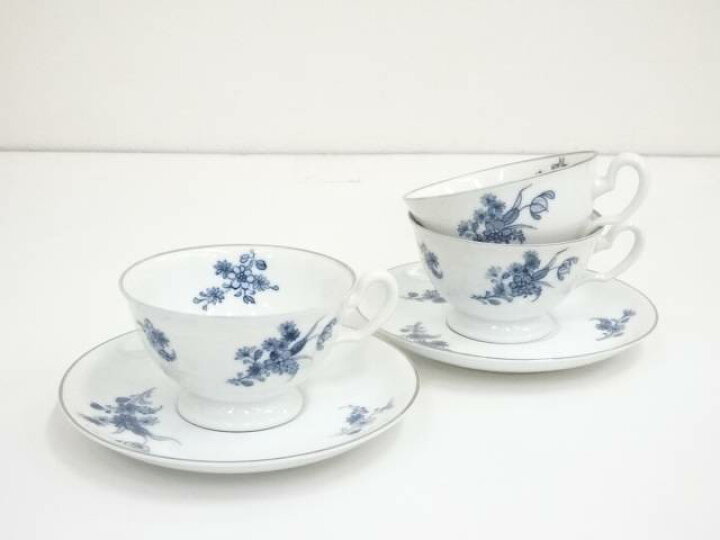 楽天市場】【中古】【陶芸・陶器】大倉陶園 花柄カップ＆ソーサーペア 