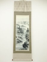 楽天市場】掛軸 山水 肉筆の通販