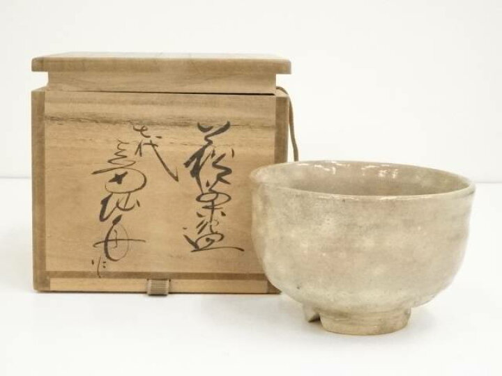 楽天市場】【中古】【茶道具】萩焼 七代岡田仙舟造 茶碗（共箱）【送料 