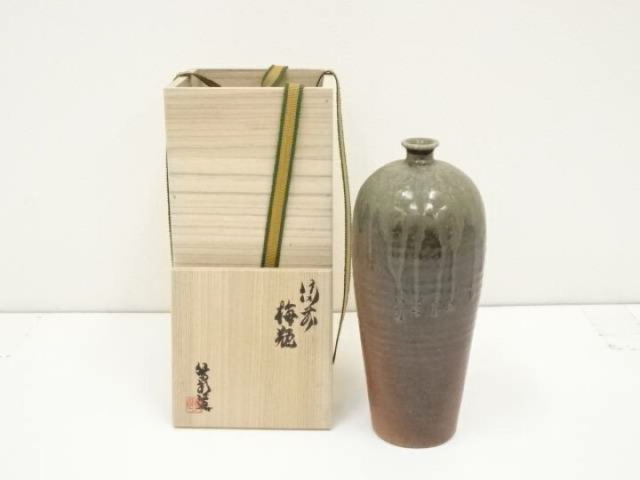楽天市場】【中古】【華道】備前焼 矢部篤郎造 梅瓶（共箱）【送料無料 