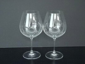 【中古】【ガラス】RIEDEL リーデル　ワイングラスペア【送料無料】[中古 食器 おしゃれ かわいい コップ お酒 アンティーク カフェ 居酒屋 来客 普段使い レトロ 上品]