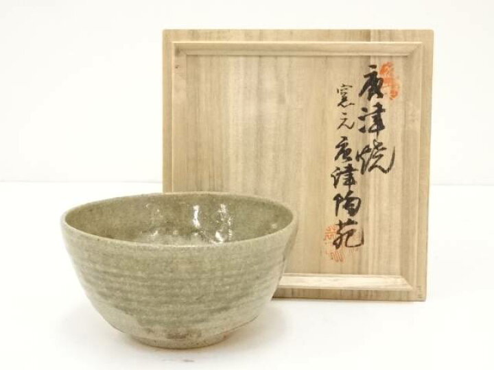 楽天市場】【中古】【茶道具】唐津焼 唐津陶苑造 茶碗（共箱 