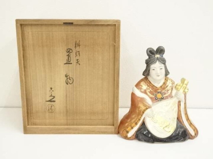 楽天市場】【中古】【陶芸・陶器】京焼 清水六兵衛造 弁財天置物（共箱 