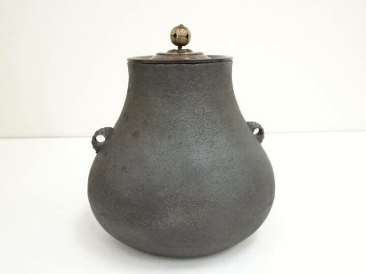 楽天市場】【中古】【茶道具】角谷莎村造 鶴首釜（共箱）【送料無料 