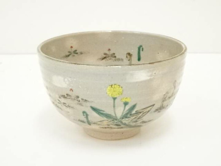 楽天市場】【中古】【茶道具】京焼 南口閑粋造 乾山春草茶碗（共箱 