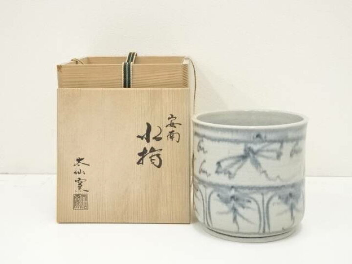 楽天市場】【中古】【茶道具】太仙窯造 安南水指（共箱）【送料無料 