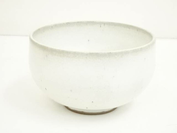 楽天市場】【中古】【茶道具】新庄東山焼 五代 涌井弥瓶造 白釉茶碗 
